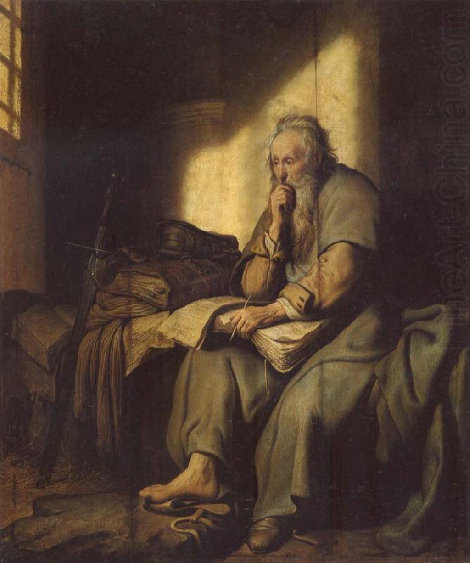 REMBRANDT Harmenszoon van Rijn The Apostle Paul in Prison china oil painting image